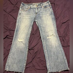 American Eagle Outfitters Straight Crop Jeans